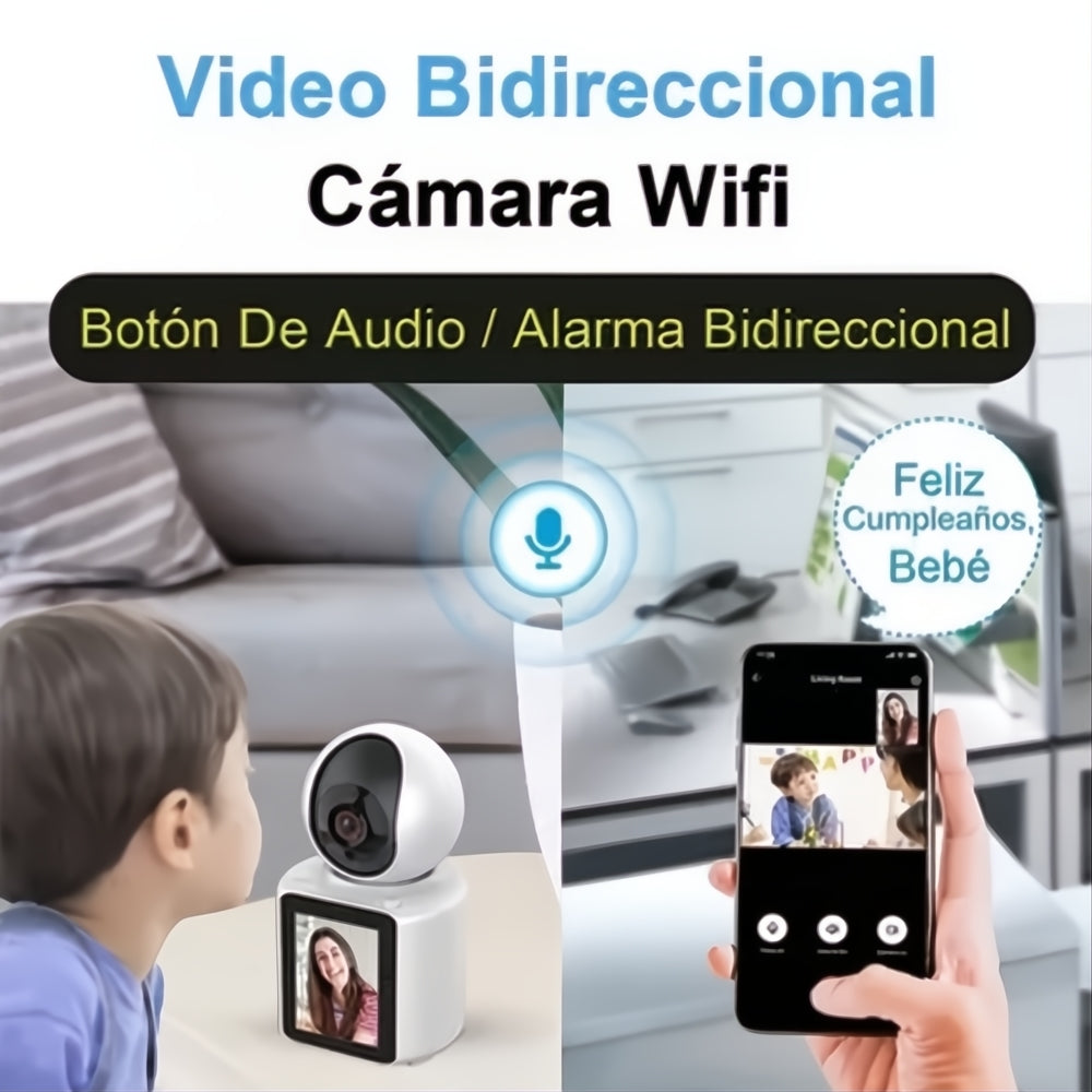 Cámara De Seguridad Monitor De Bebe App Vídeo Función Llamada