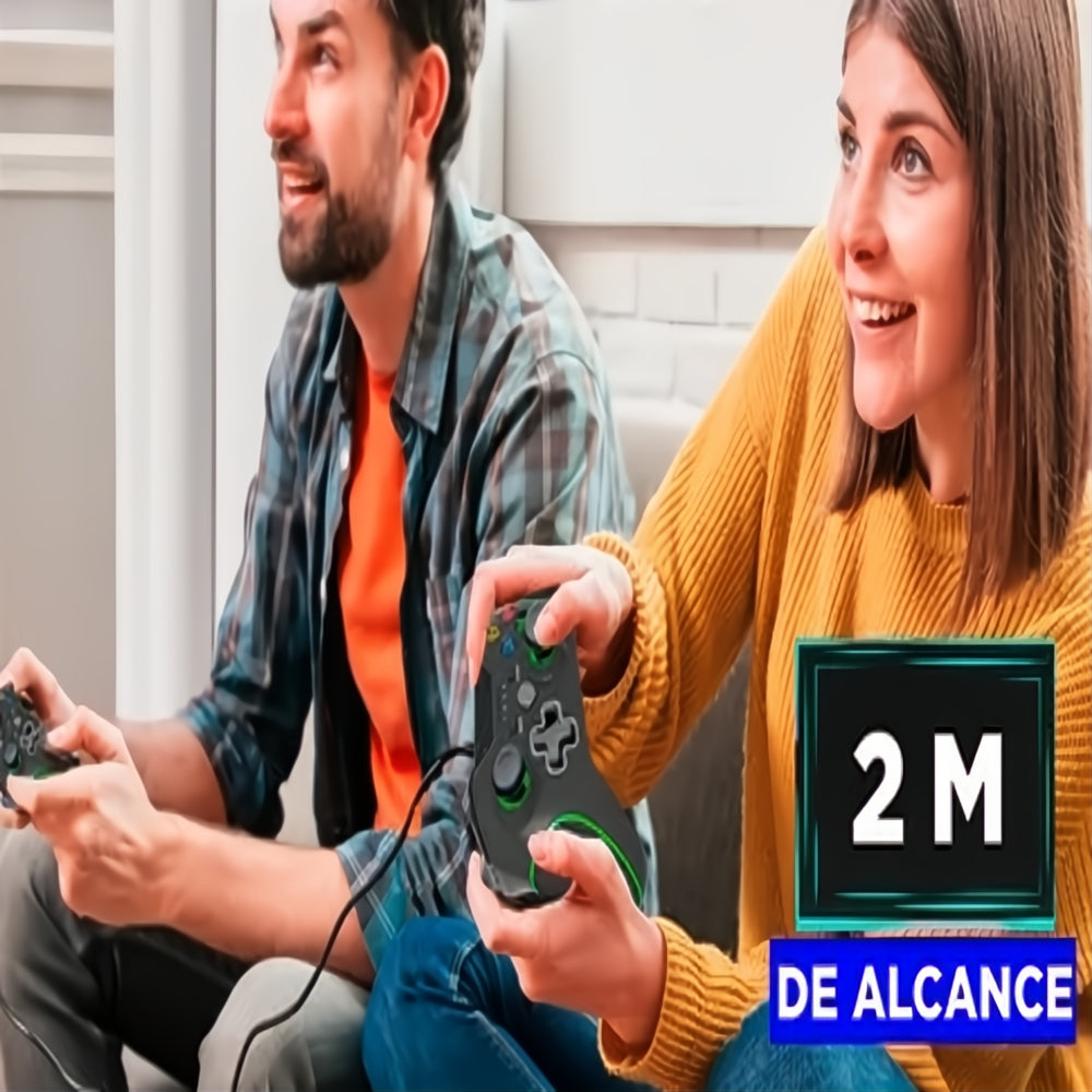 Control Joystick Compatible Xbox One Consola Pc Cable Usb