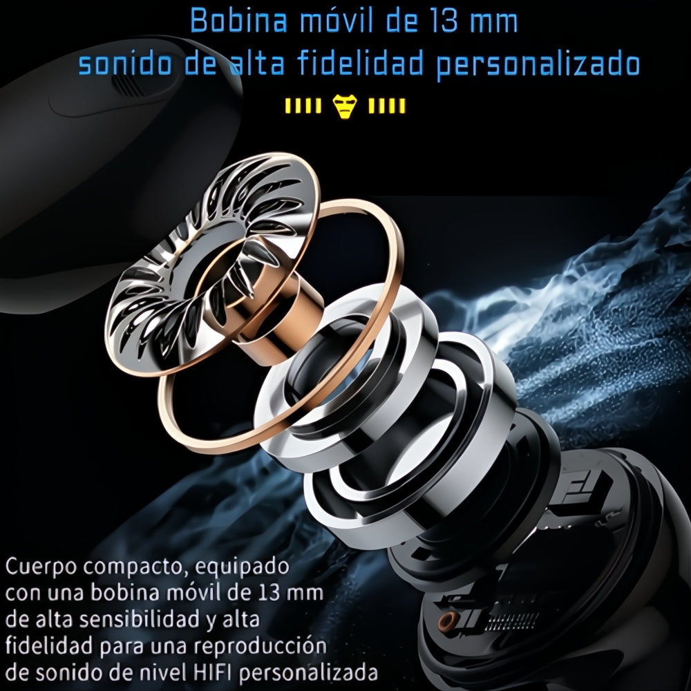 Audífonos Bluetooth Gamer Inalámbricos Earbuds Con Luces Led