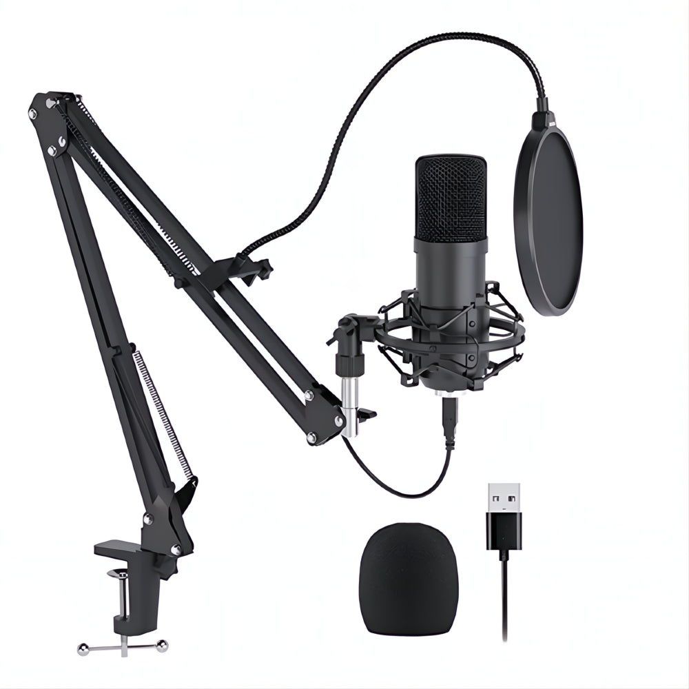 Micrófono Condensador Profesional Cardioide + Accesorios