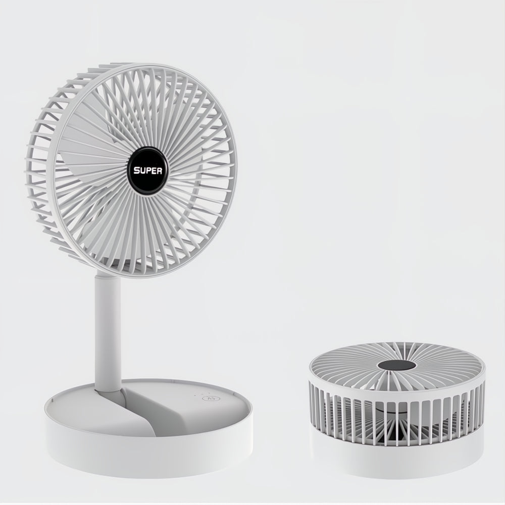 Ventilador Eléctrico Portátil Usb Recargable 3 Velocidades