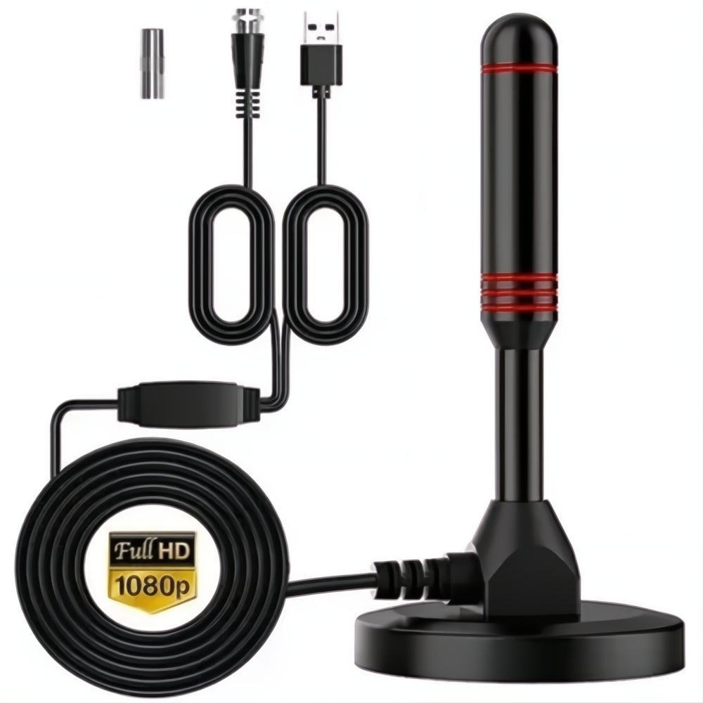 Antena Digital Tv Interior Exterior Hd 1080p 4k Usb 5 Metros