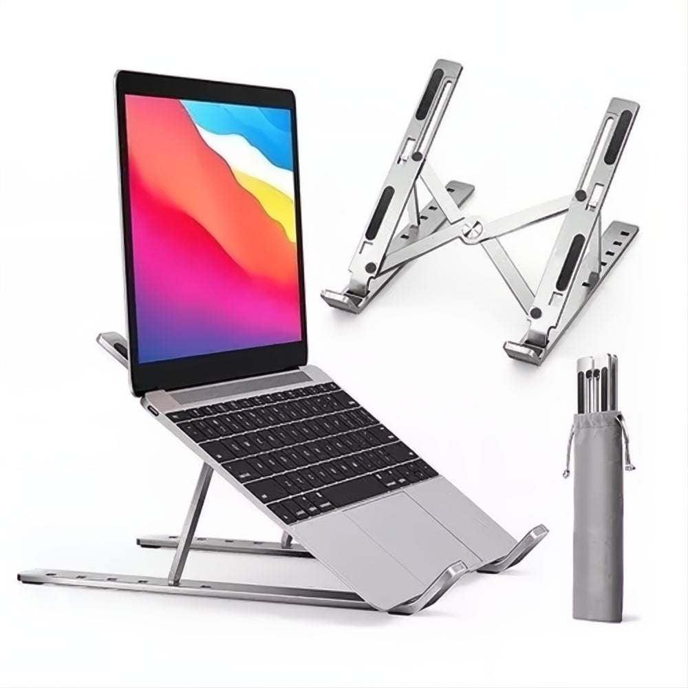 Soporte Base Metálica Para Portátil Tablet Laptop Ajustable