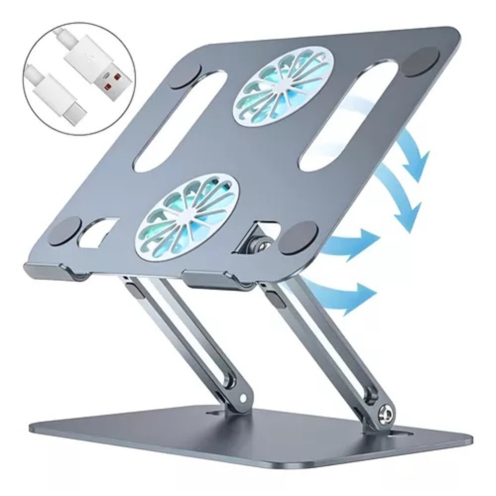 Soporte De Refrigeración Para Laptop Tablet 2 Ventiladores