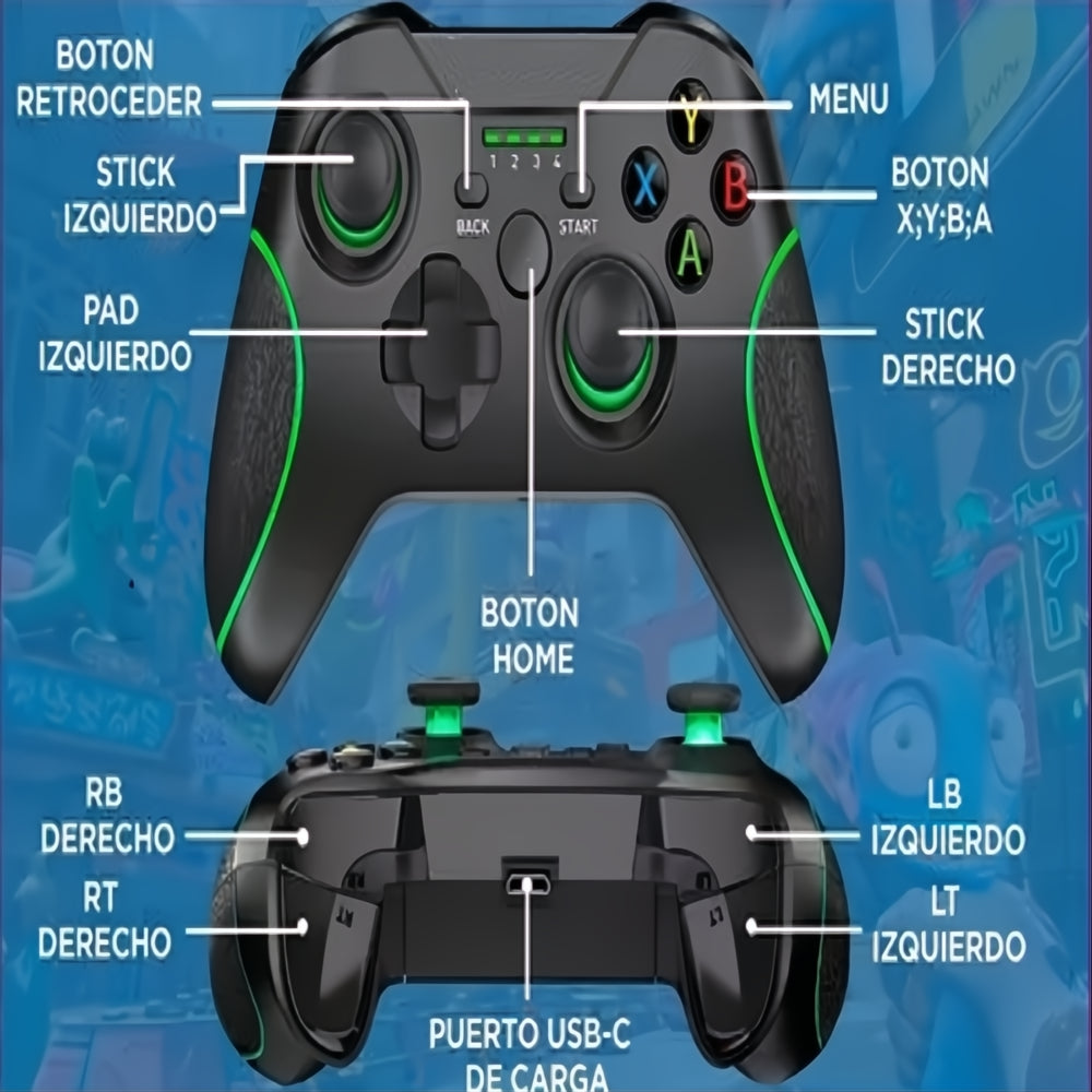Control Joystick Inalambrico Recargable Para Xbox One Pc