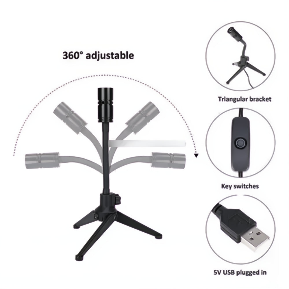 Lámpara Proyector Luna Velador Luz Led Cálida Usb Hd 360°