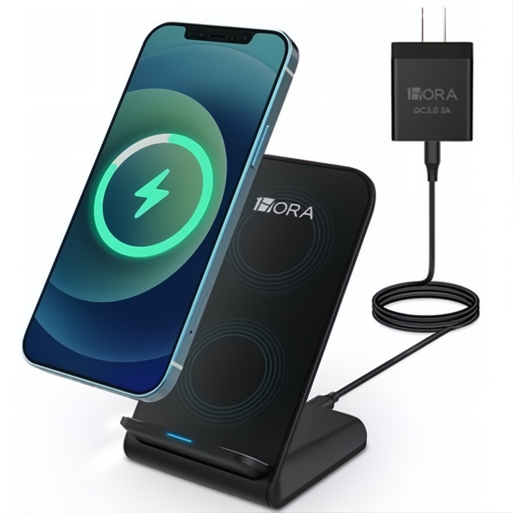 Cargador Inalámbrico Carga Rápida + Cargador Turbo Qc 3.0