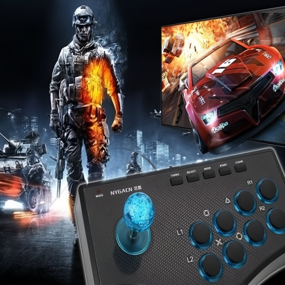 Control Juego Mando Tabla Arcade Joystick Usb Pc Tv Portátil