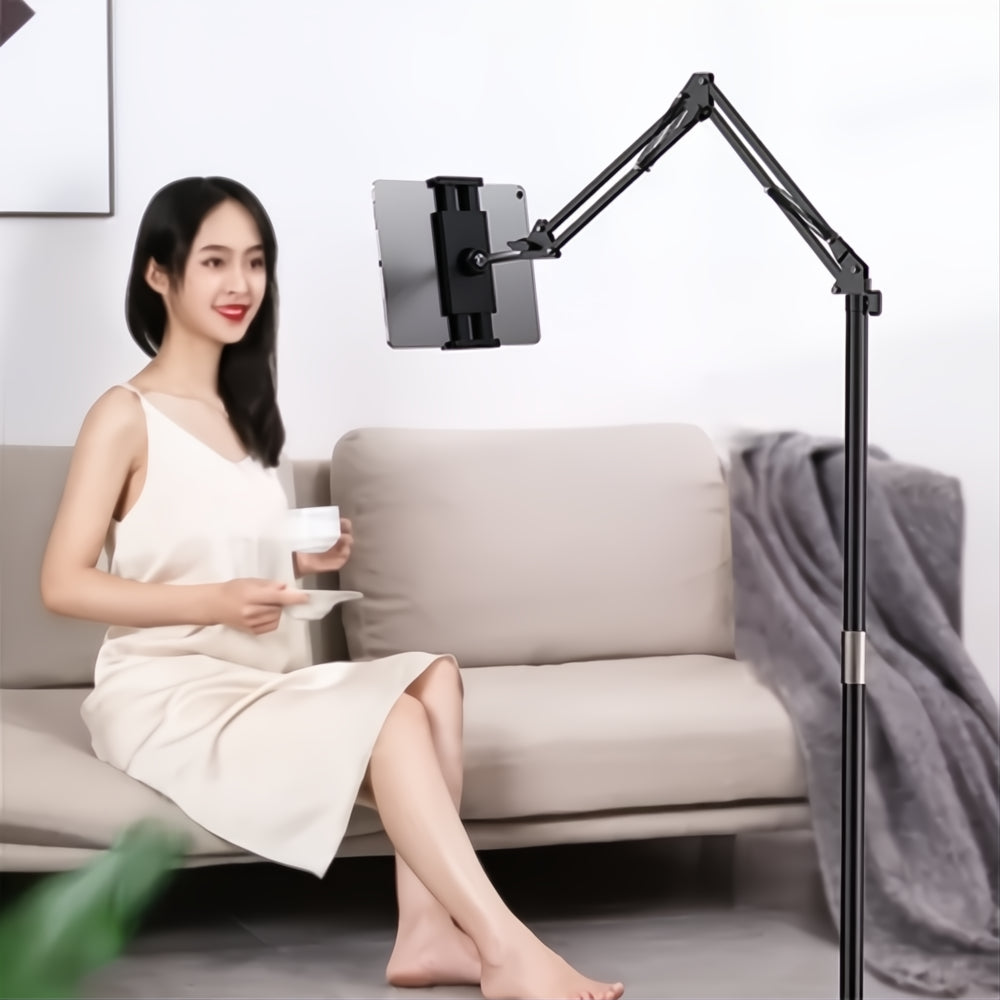 Soporte Piso Tablet Celular Brazo Articulado Hogar Trabajo