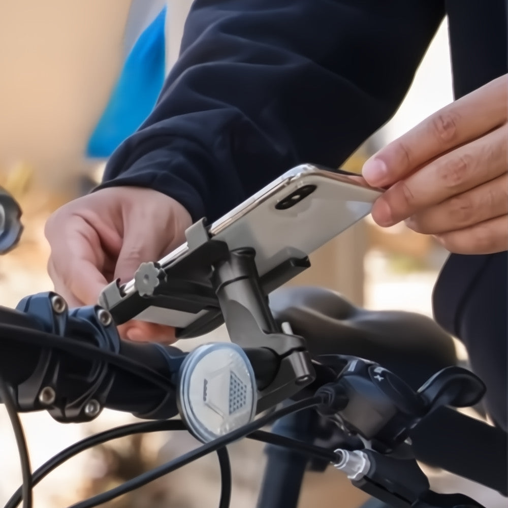 Soporte Base para Celular Bicicleta o Moto Universal 360° Metálico