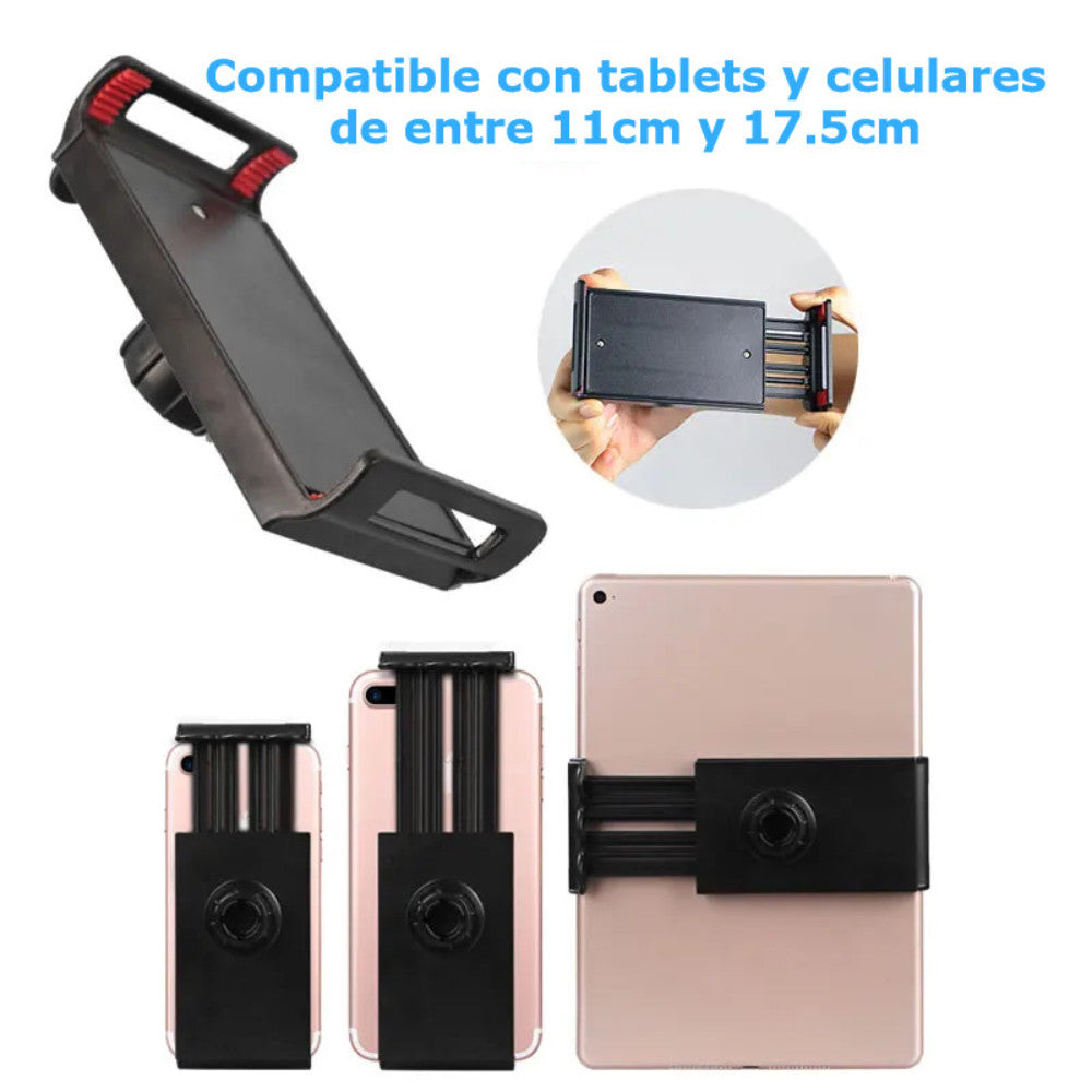 Soporte Brazo Base Ajustable Metálico Para Tablet y Celular