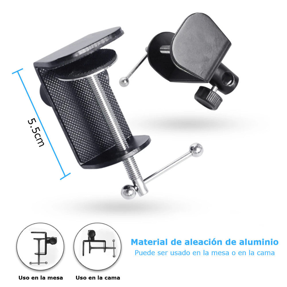 Soporte Brazo Base Ajustable Metálico Para Tablet y Celular