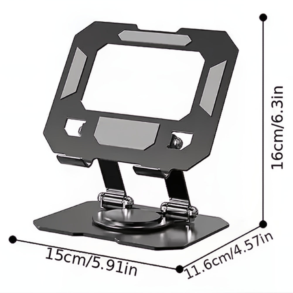 Base Soporte para Tablet Ajustable y Giratorio 360° Metalico Universal