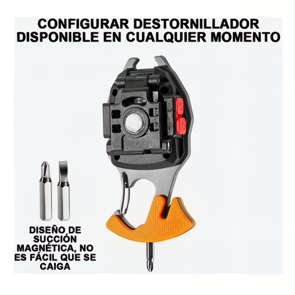 Linterna Led Llavero Portátil Lámpara Táctica Multifunción