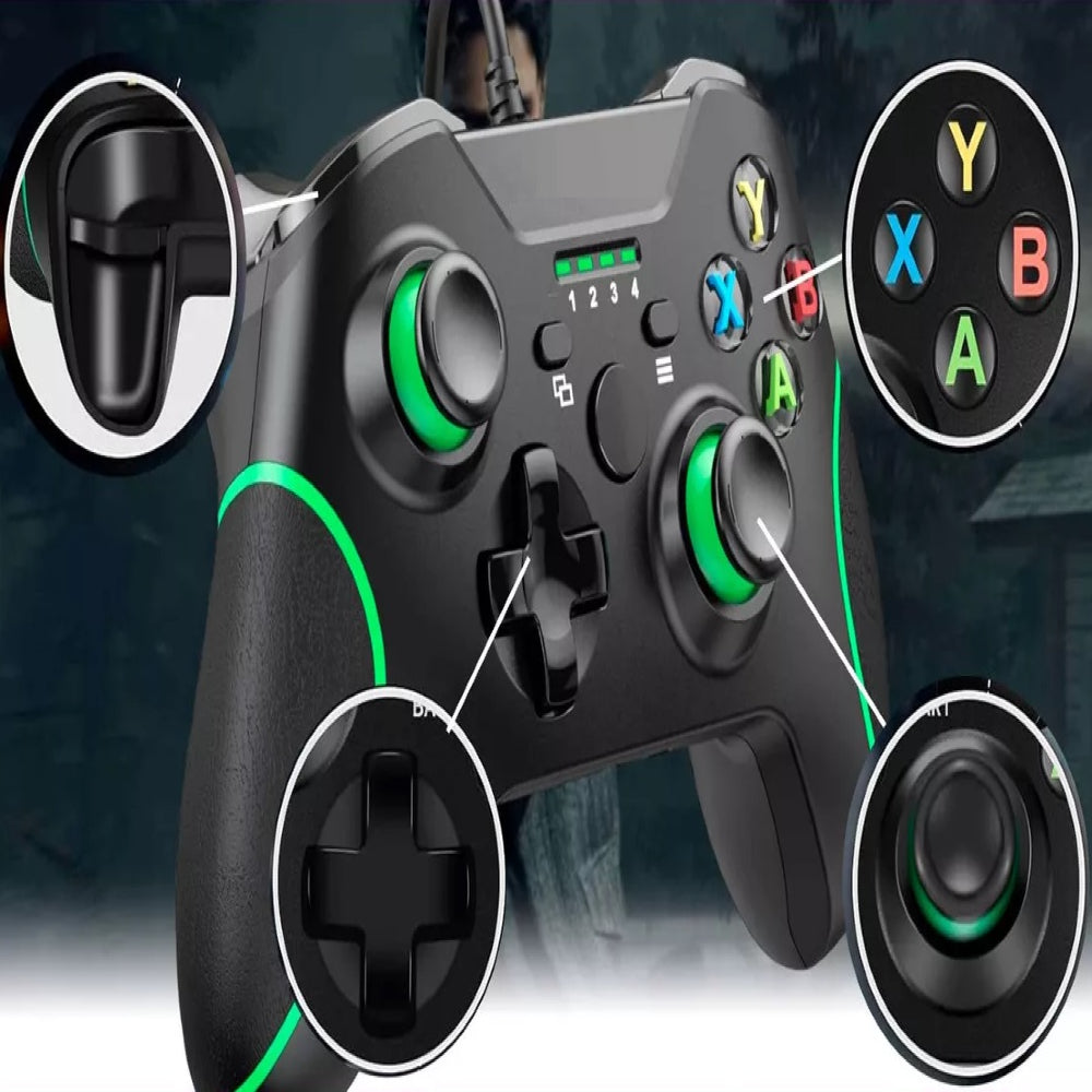 Control Joystick Compatible Xbox One Consola Pc Cable Usb