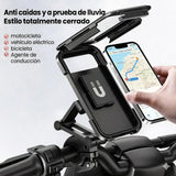 Soporte Base Para Celular Impermeable Espejo Moto Universal