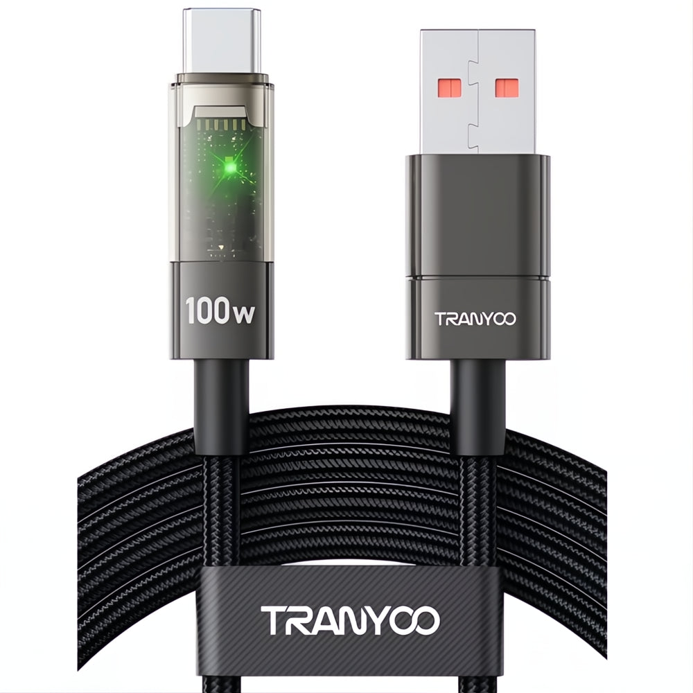 Cable Cargador Usb Tipo C 100w Carga Rápida Metal Universal