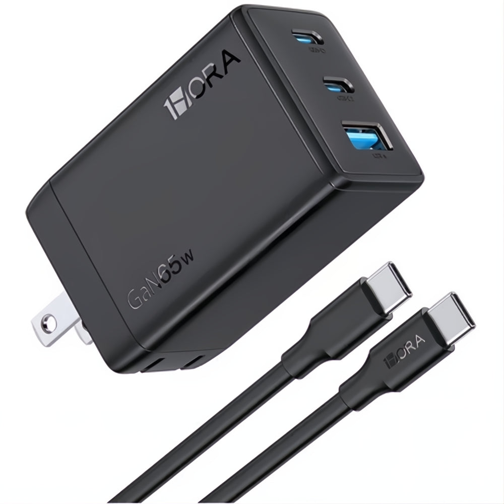 Cargador Super Turbo 65w 3 En 1 Universal Carga Rápida