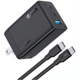 Cargador Super Turbo 65w 3 En 1 Universal Carga Rápida