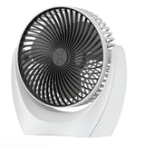 Ventilador Recargable Usb Escritorio Hogar Carro Moderno