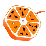 Multi Toma Conector Hexago Multiusos Con 4 Usb 1.8 Metros