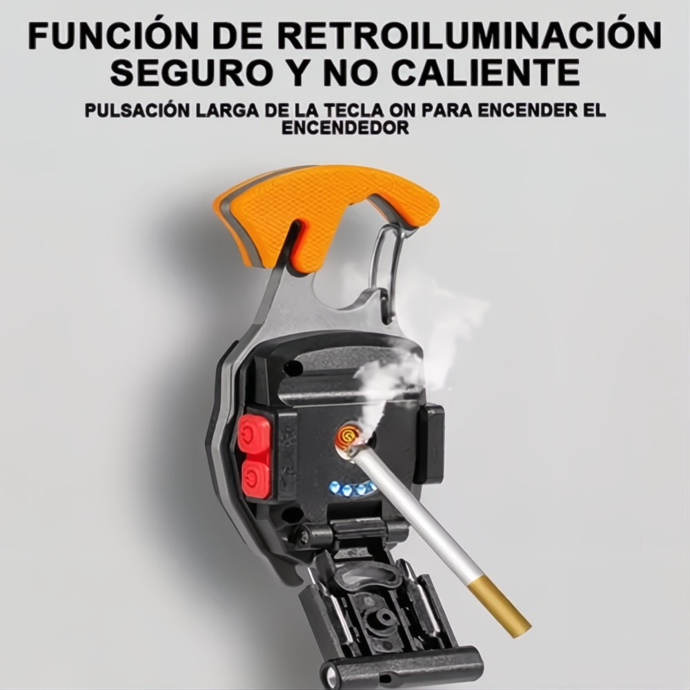 Linterna Led Llavero Portátil Lámpara Táctica Multifunción