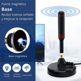 Antena Digital Tv Interior Exterior Hd 1080p 4k Usb 5 Metros