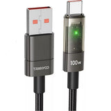 Cable Cargador Usb Tipo C 100w Carga Rápida Metal Universal