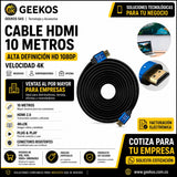 Cable Hdmi 10 Metros Alta Definición Hd 1080p Velocidad 4k