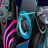 Control Joystick Inalámbrico Luz Led Para Ps4 Android Ios Pc