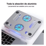 Soporte De Refrigeración Para Laptop Tablet 2 Ventiladores