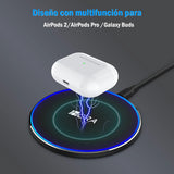 Cargador Inalambrico Base de Carga Rápida para Android y Iphone 15W