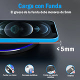 Cargador Inalambrico Base de Carga Rápida para Android y Iphone 15W
