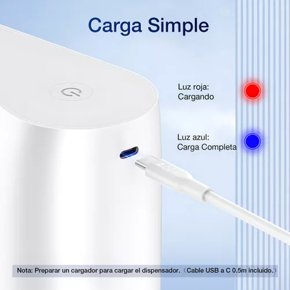Dispensador De Agua Eléctrico Automático Luces Led Botellón