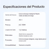 Cable Cargador Usb Tipo C 100w Carga Rápida Metal Universal