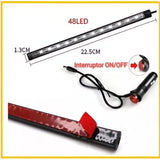 Tira Luces Interior Carro Led Rgb Audiorítmica App Bluetooth