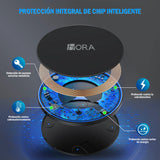 Cargador Inalambrico Base de Carga Rápida para Android y Iphone 15W