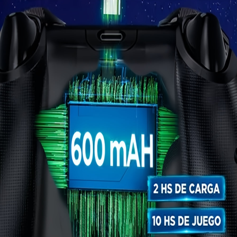 Control Joystick Inalámbrico Luz Led Para Ps4 Android Ios Pc