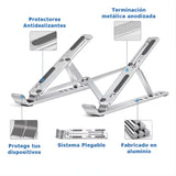 Soporte Base Metálica Para Portátil Tablet Laptop Ajustable