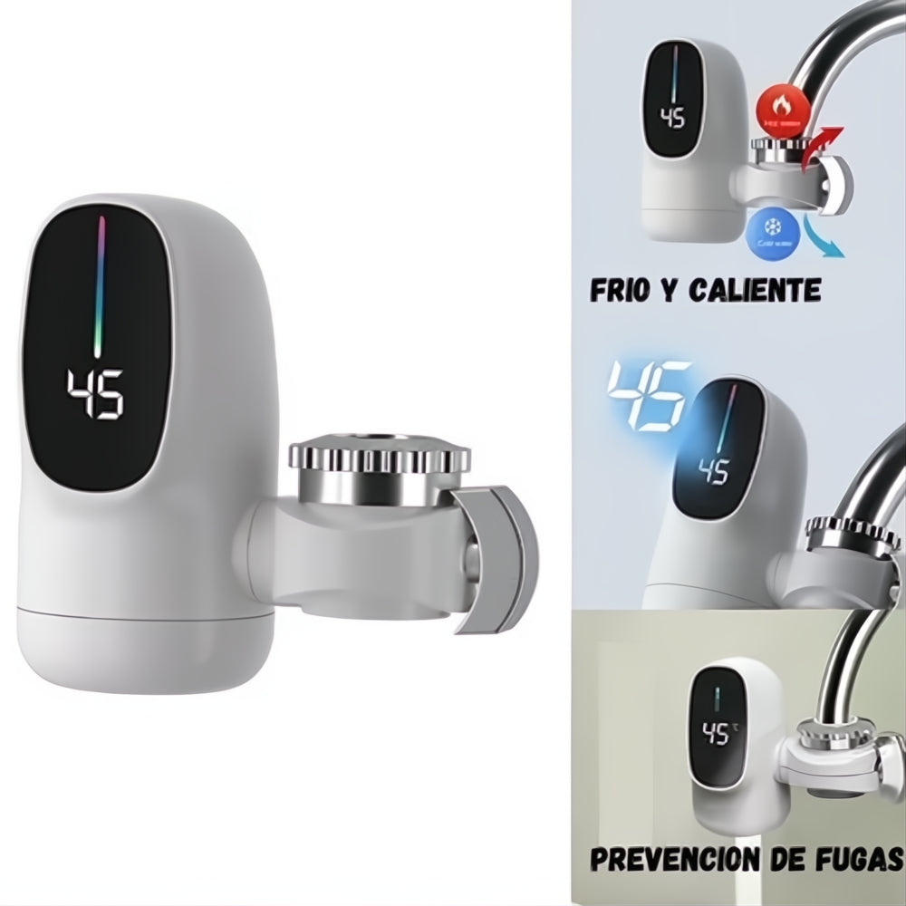Filtro De Agua Calentador Eléctrico Led Instantáneo De Grifo
