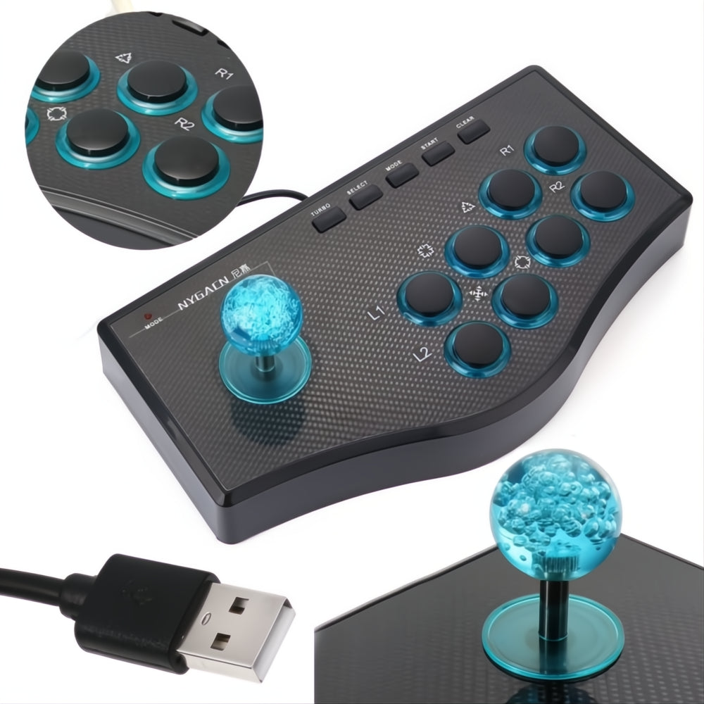Control Juego Mando Tabla Arcade Joystick Usb Pc Tv Portátil