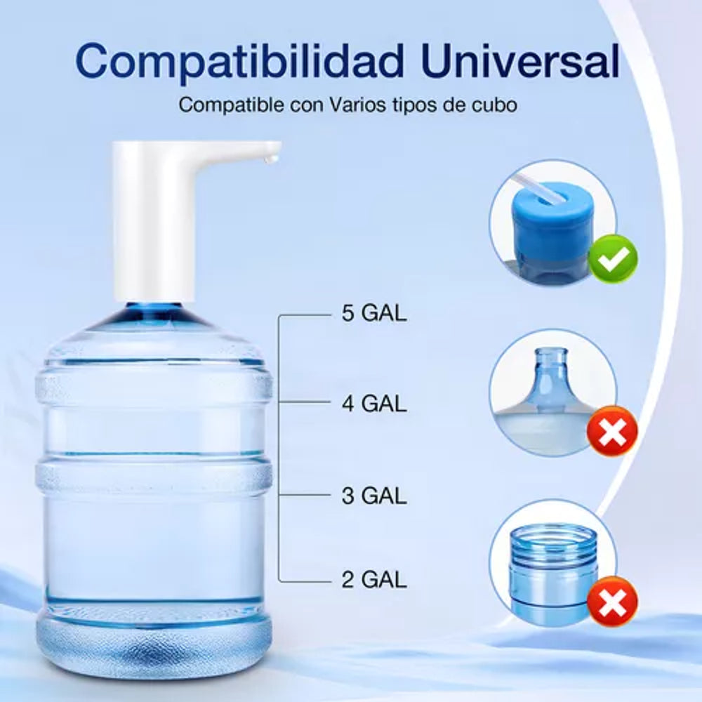 Dispensador De Agua Eléctrico Automático Luces Led Botellón