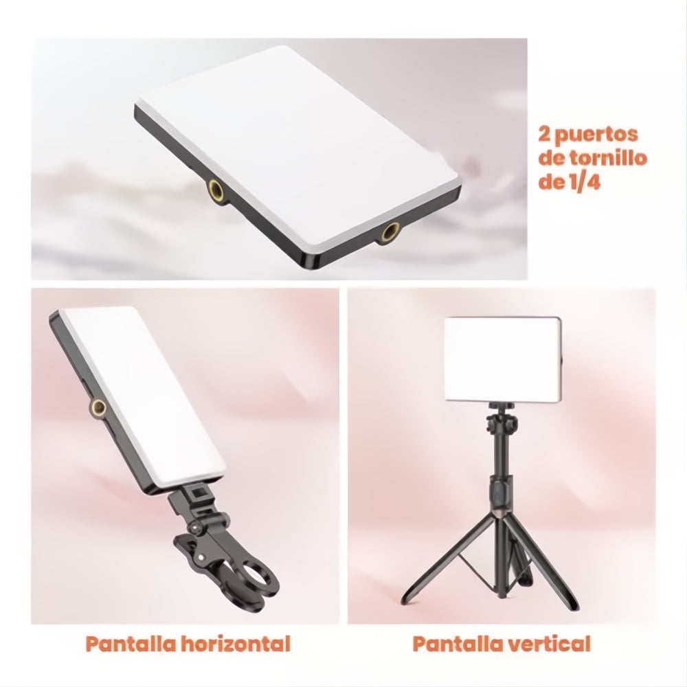 Luz De Vídeo Led Fotografía Video Iluminación Recargable Usb