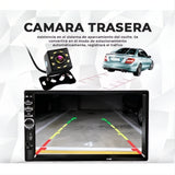Radio Para Carro Pantalla Táctil 2 Din Bluetooth + Cámara