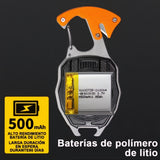 Linterna Led Llavero Portátil Lámpara Táctica Multifunción