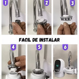 Filtro De Agua Calentador Eléctrico Led Instantáneo De Grifo
