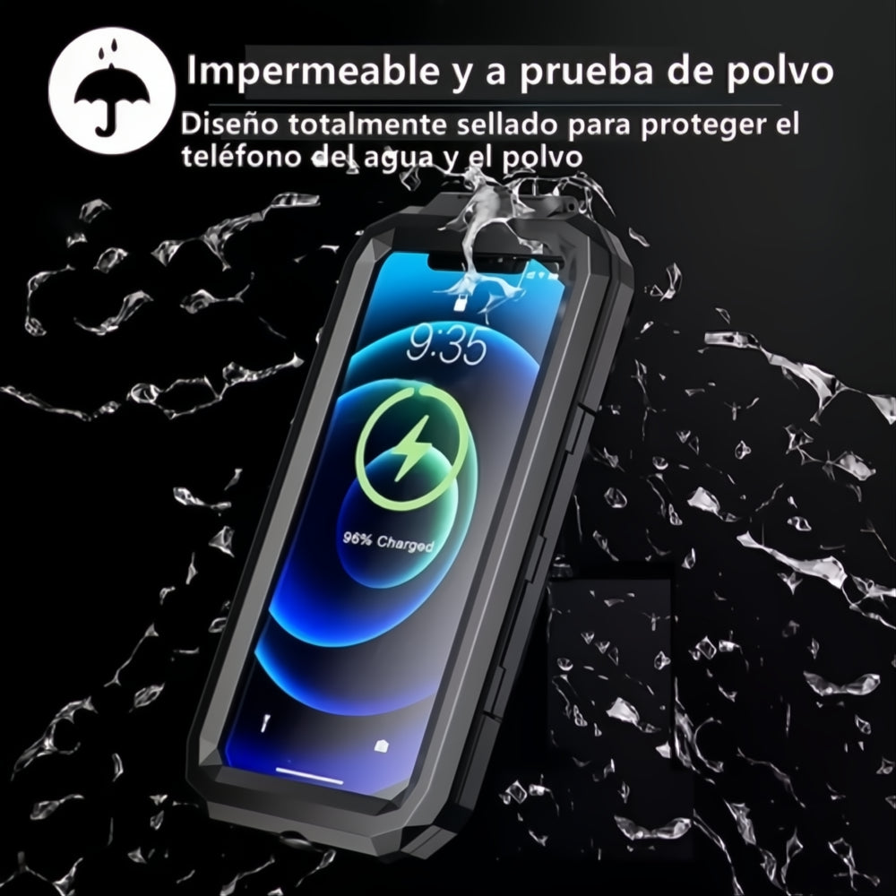 Soporte Base Para Celular Impermeable Espejo Moto Universal