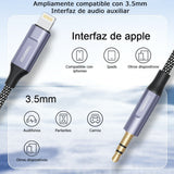 Cable Lightning Audio A Auxiliar para iPhone iPad