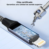 Cable Lightning Audio A Auxiliar para iPhone iPad