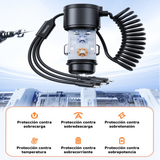 Cargador Para Carro 3 En 1 Carga Rápida de 30w Metalico Universal